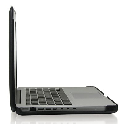 MacAlly BookShell2 кожаный чехол для MacBook 15 (Black) купить цена москва