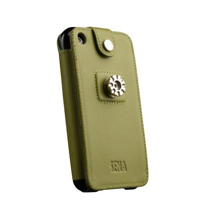 Sena Leatherskin чехол для iPhone 3G (Croco Black) купить цена москва