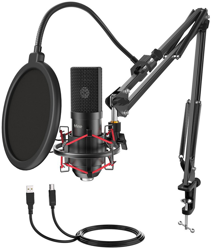 Микрофон для подкастов FIFINE K688 — купить, цена и характеристики, отзывы