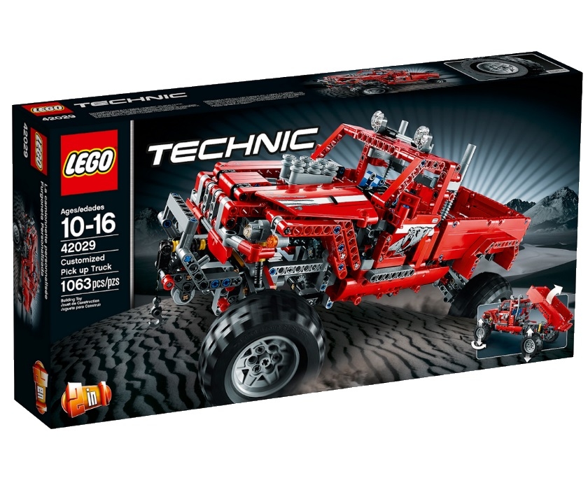 lego red truck