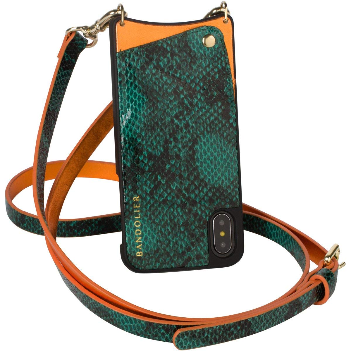 Купить чехол Bandolier Emma для iPhone X/Xs (Green Snake/Orange) в Москве в  каталоге чехлов-накладок для смартфонов с доставкой. Характеристики, цены в  интернет-магазине iCover.