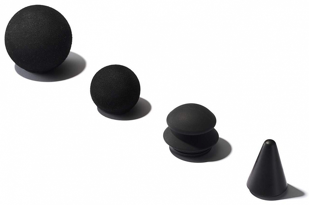 Набор насадок для массажера ПалмПауэр 'Буги-вуги' купить со скидкой в секс шопе  Вибраторы  Сумки, насадки для игрушек