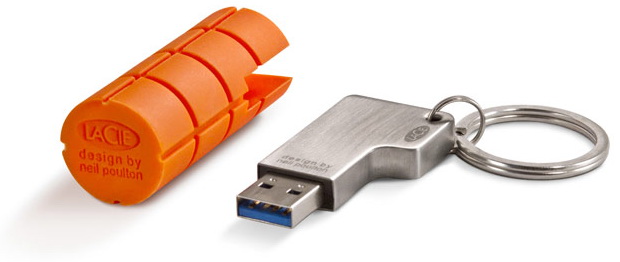 Защищенный флеш-накопитель LaCie Rugged 16GB 9000146 (Orange) купить в интернет-магазине icover