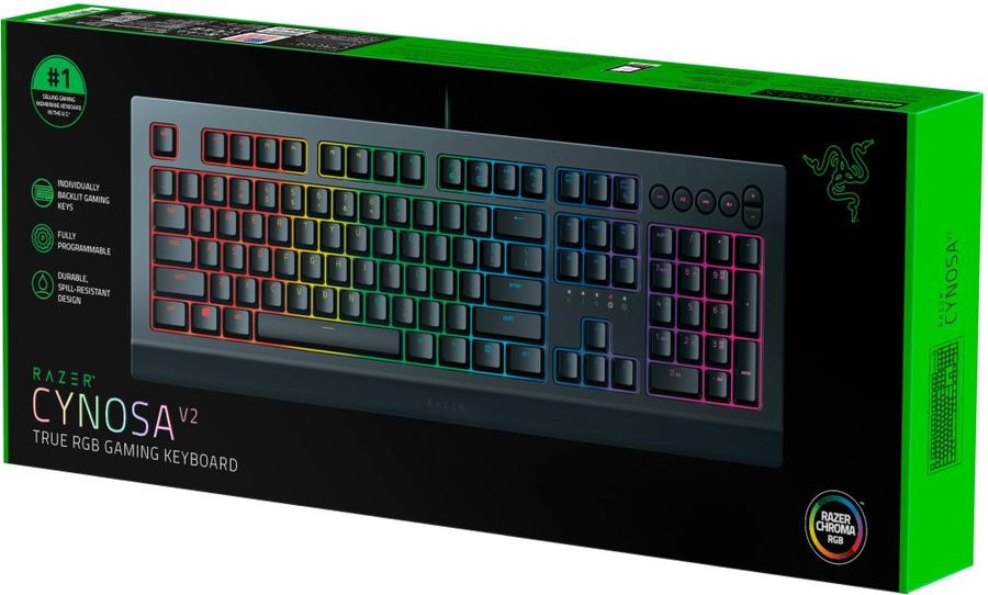 Игровая клавиатура Razer Cynosa V2 (RZ03-03400700-R3R1) купить в интернет-магазине icover