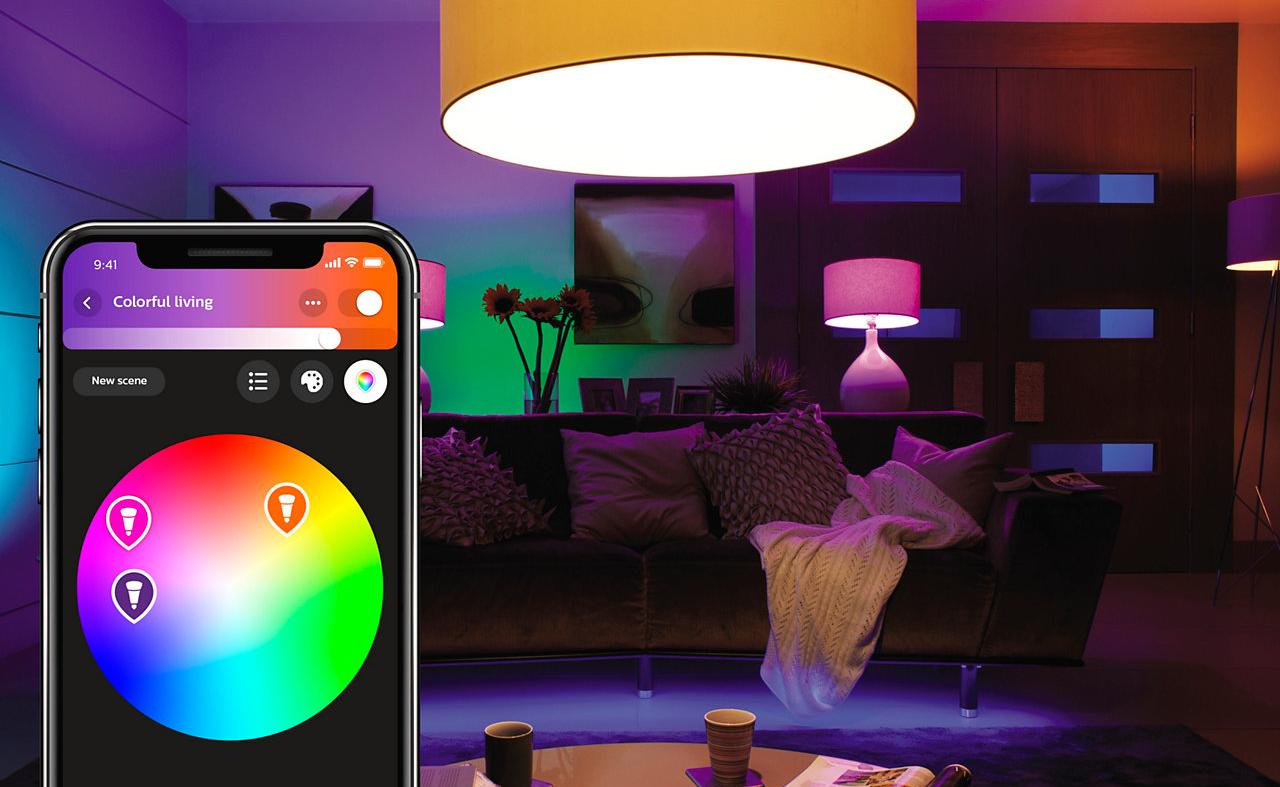 Включи свет на время. Philips Hue e14 цветные. Philips Hue умный дом. Лампа Philips Hue. Умный свет Philips Hue.