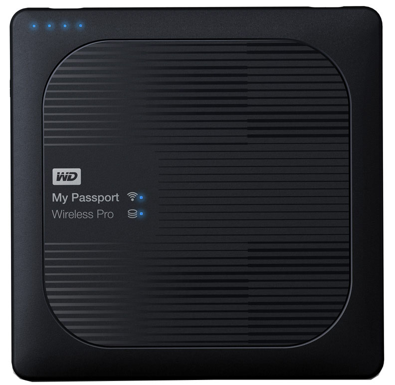 

Беспроводной внешний жесткий диск Western Digital My Passport Wireless Pro 2.5" USB 3.0/WiFi 2 Tb WDBP2P0020BBK-RESN (Black)