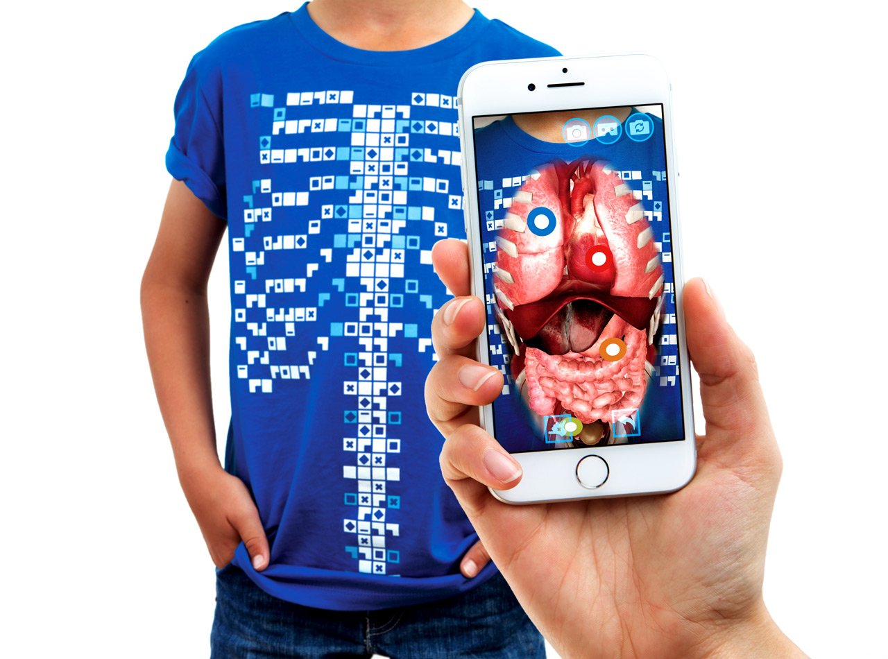 

Футболка дополненной реальности Curiscope VIRTUALI-TEE Kids XL (Blue)