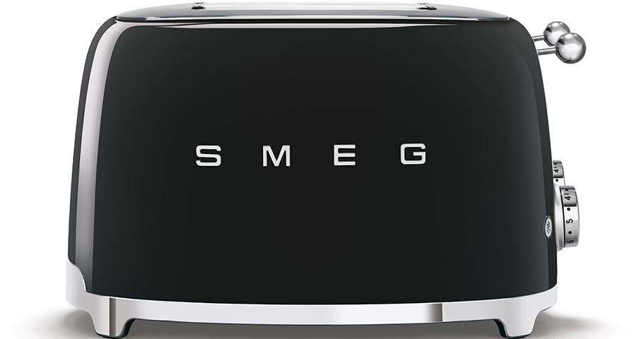 Тостер Smeg (TSF03BLEU) на 4 ломтика (Black) купить в интернет-магазине icover