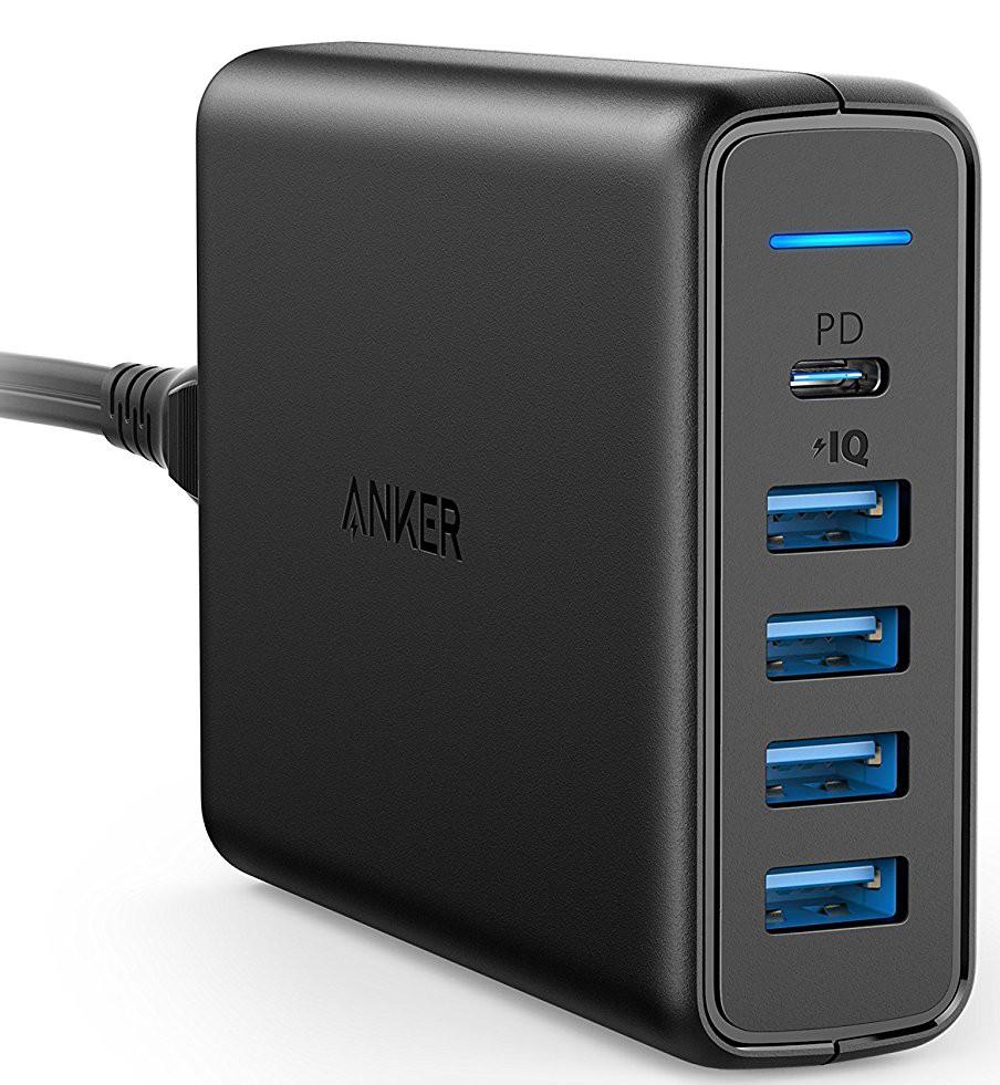 

Сетевое зарядное устройство Anker Powerport 5 A2056L11 (Black)