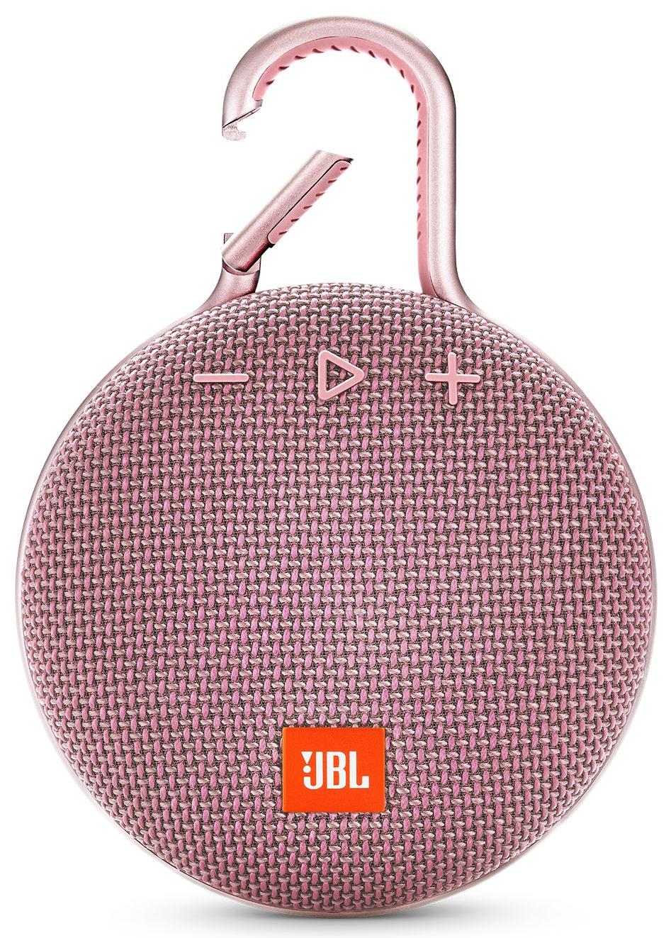 

Портативная акустическая система JBL Clip 3 (Dusty Pink)