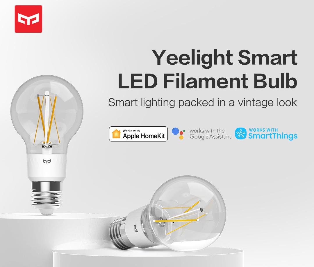 Умная лампа Xiaomi Yeelight Filament E27 (White) купить в интернет-магазине icover