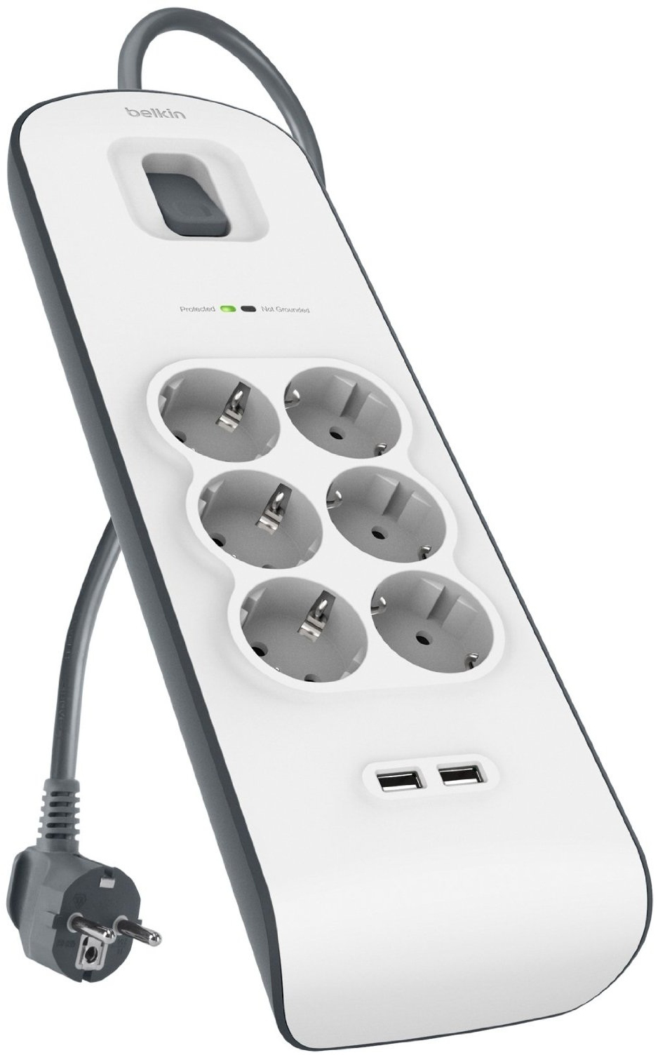 

Сетевой фильтр Belkin Surge Protectors BSV604vf2M (White)