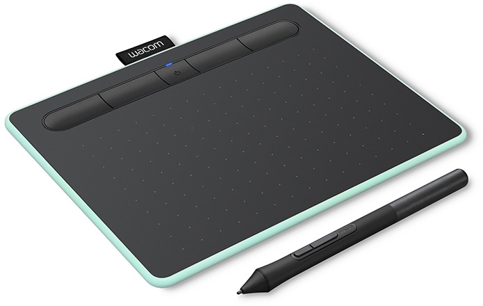 Графический планшет Wacom Intuos M Bluetooth CTL-6100WLE-N (Pistachio) купить в интернет-магазине icover