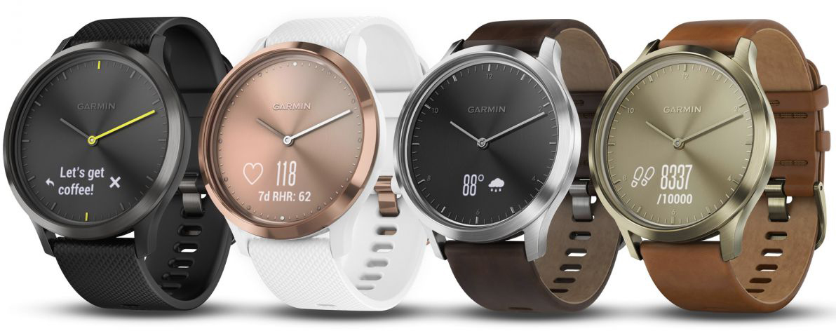 Garmin vivomove hr rose gold black online