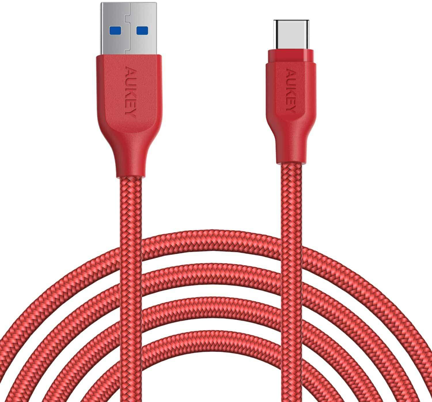 

Кабель Aukey Braided Nylon (CB-AC2) USB-C to USB-A 3.1 (Red)