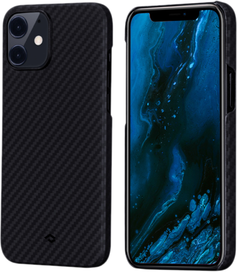 

Чехол Pitaka MagEZ (KI1201M) для iPhone 12 (Black/Grey)