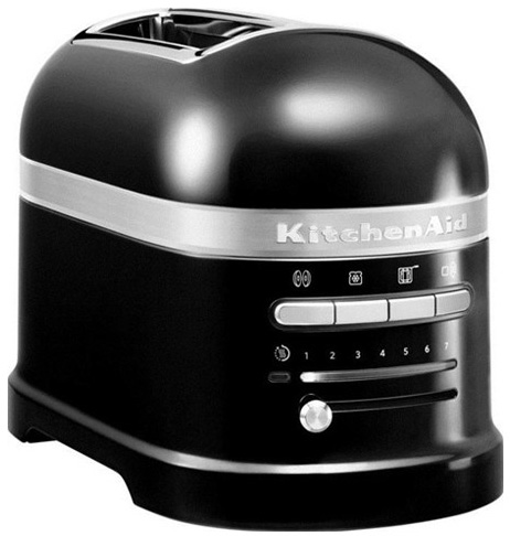 

Тостер на 2 хлебца KitchenAid Artisan 2-Slice Automatic Toaster 5KMT2204EOB (Onyx Black)