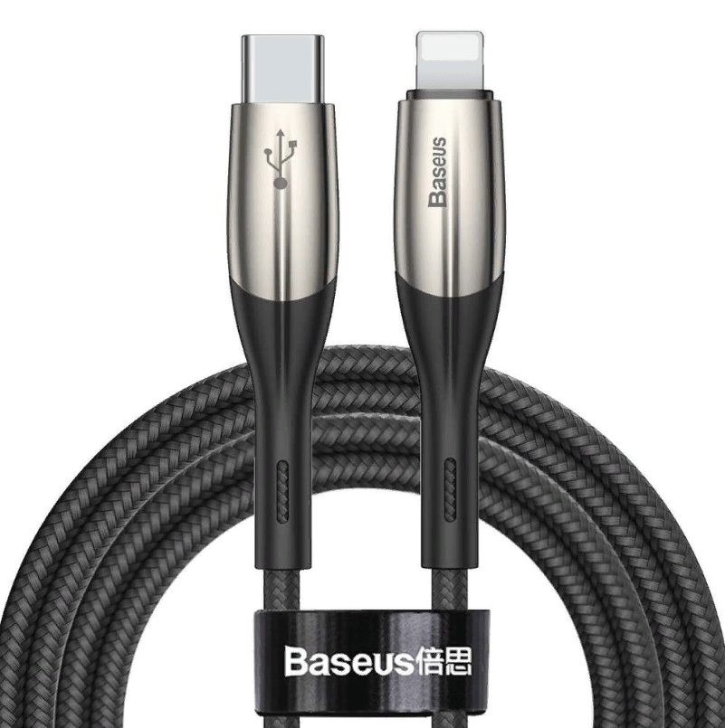 

Кабель Baseus Horizontal USB-C/Lightning 2m CATLSP-B01 (Black)