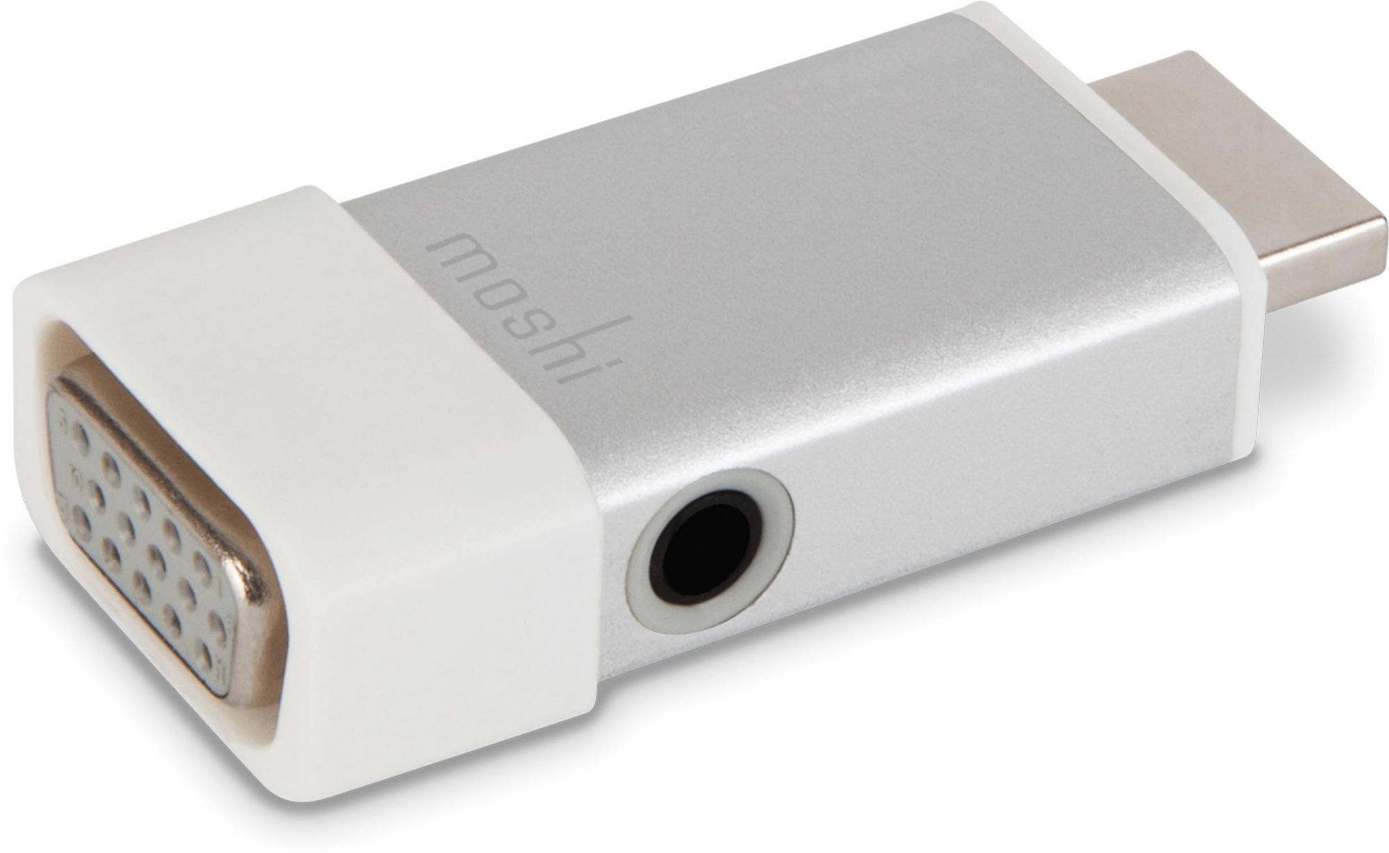 

Адаптер Moshi HDMI to VGA/3.5mm 99MO023207 (Silver)