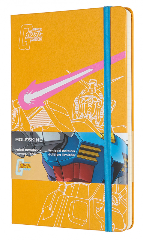 

Блокнот Moleskine Gandam Limited Edition Large (LEGDQP060A) в линейку (Yellow)