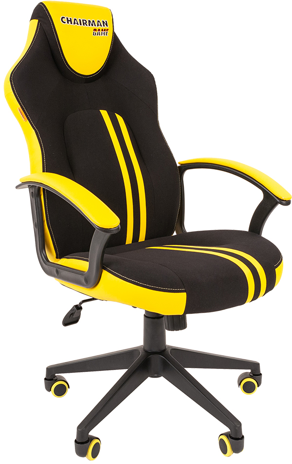 

Игровое кресло Chairman Game 26 00-07053960 (Black/Yellow)