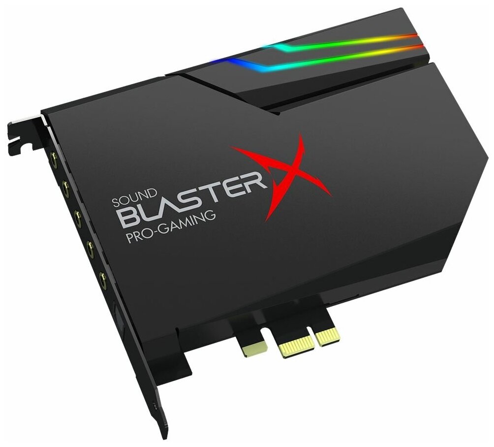 

Внутренняя звуковая карта Creative Sound BlasterX AE-5 Plus (Black)