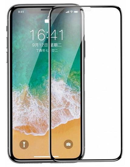 

Защитное стекло Baseus 4D Tempered Glass Film (SGAPIPHX-KE01) для iPhone X (Black)