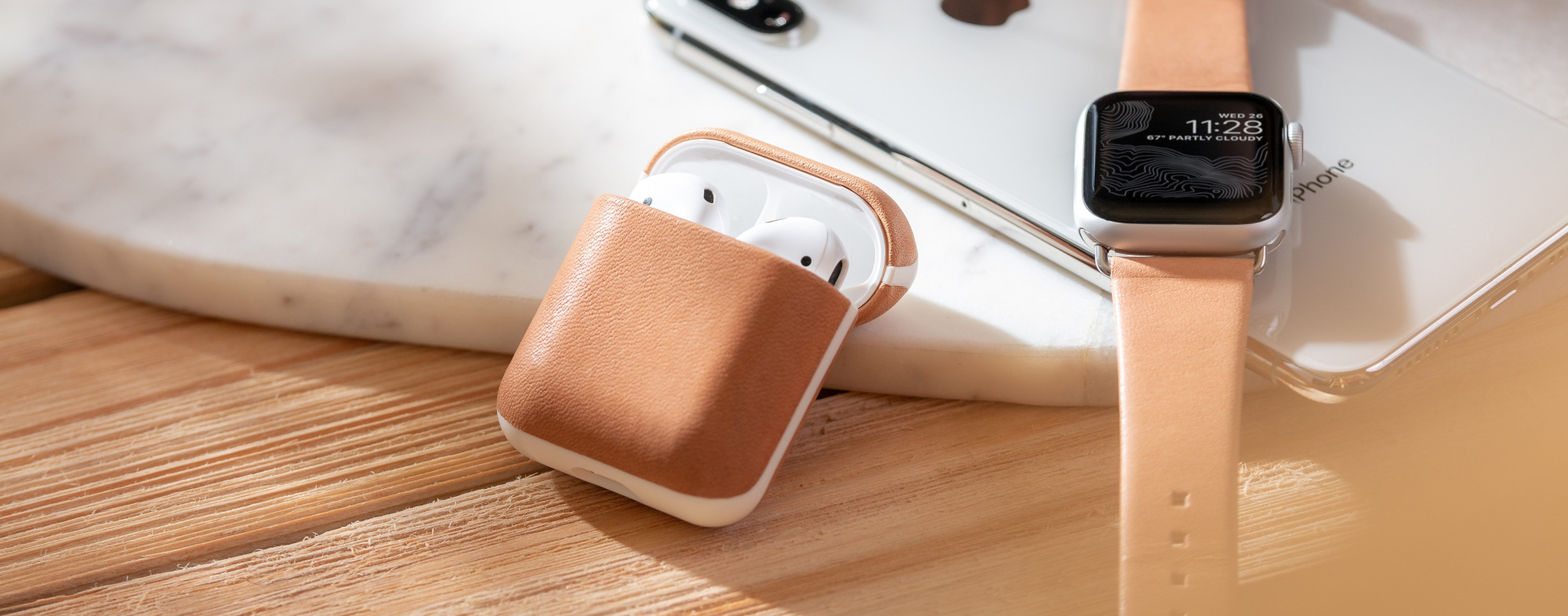 Чехол Nomad Rugged (NM721N0000) для AirPods (Natural) купить в интернет-магазине icover