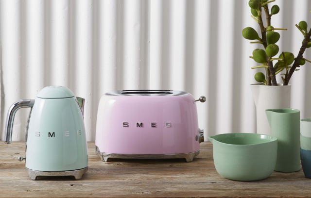 Тостер Smeg на 2 хлебца TSF01PKEU (Pink) купить в интернет-магазине icover