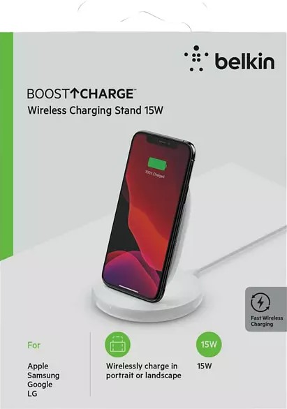 Беспроводное зарядное устройство Belkin Boost Charge WIB002vfWH (White) купить в интернет-магазине icover