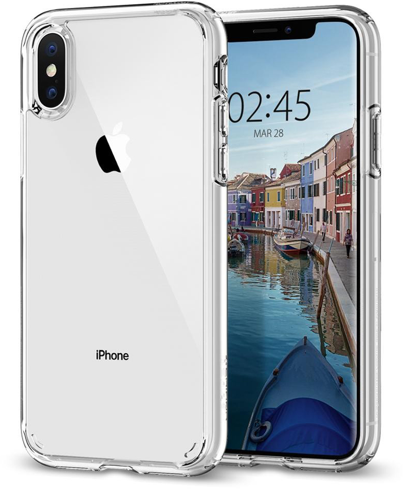 

Чехол Spigen Ultra Hybrid (063CS25115) для iPhone X/Xs (Crystal Clear)