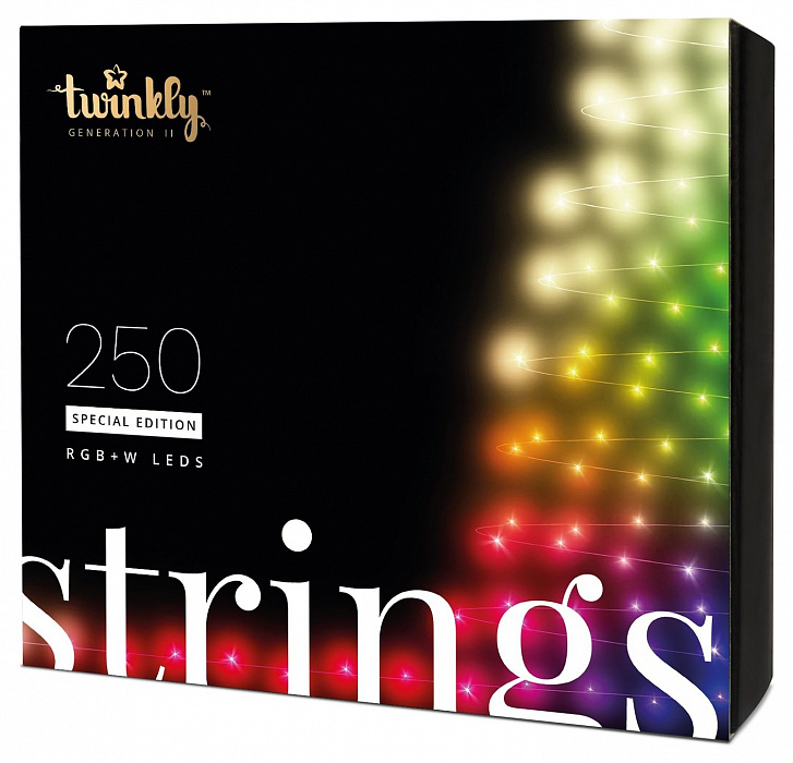 Smart-гирлянда Twinkly Strings Special Edition RGBW 250 (TWS250SPP-TEU) купить в интернет-магазине icover