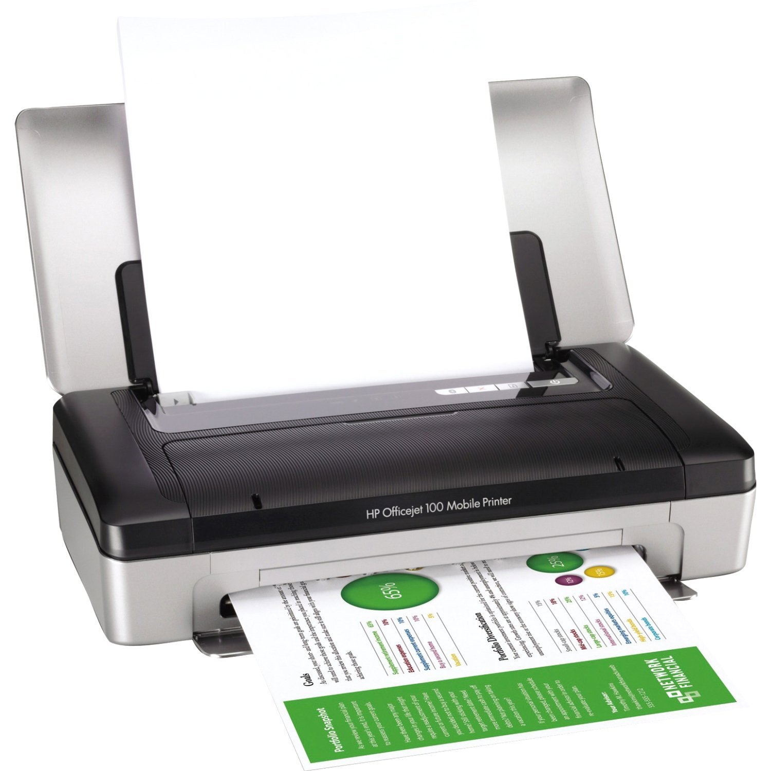 Купить hP OfficeJet 100 L411a - портативный цветной принтер (Silver) в  Москве в каталоге портативных принтеров и сканеров с доставкой.  Характеристики, цены в интернет-магазине iCover.