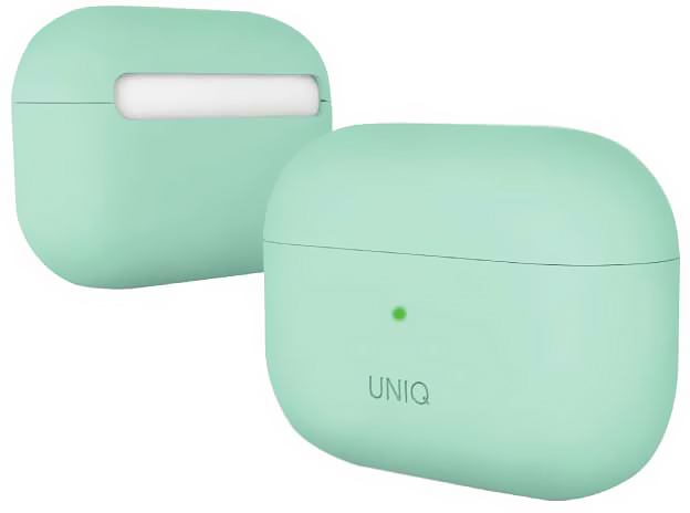 

Чехол Uniq Lino Hybrid Liquid Silicon для AirPods Pro (Green)