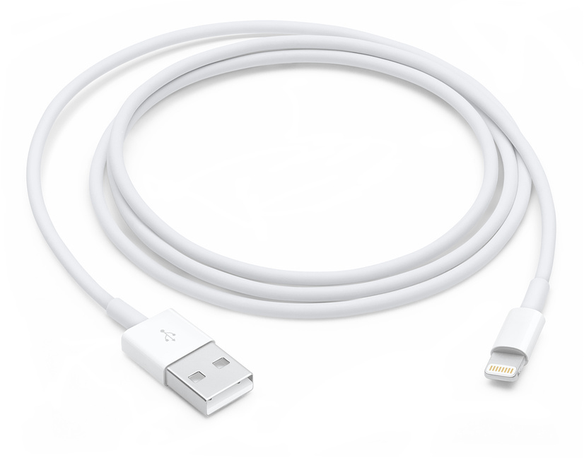 

Кабель для iPod, iPhone, iPad Apple USB 2.0/Lightning 1m MQUE2ZM/A (White), USB 2.0/Lightning