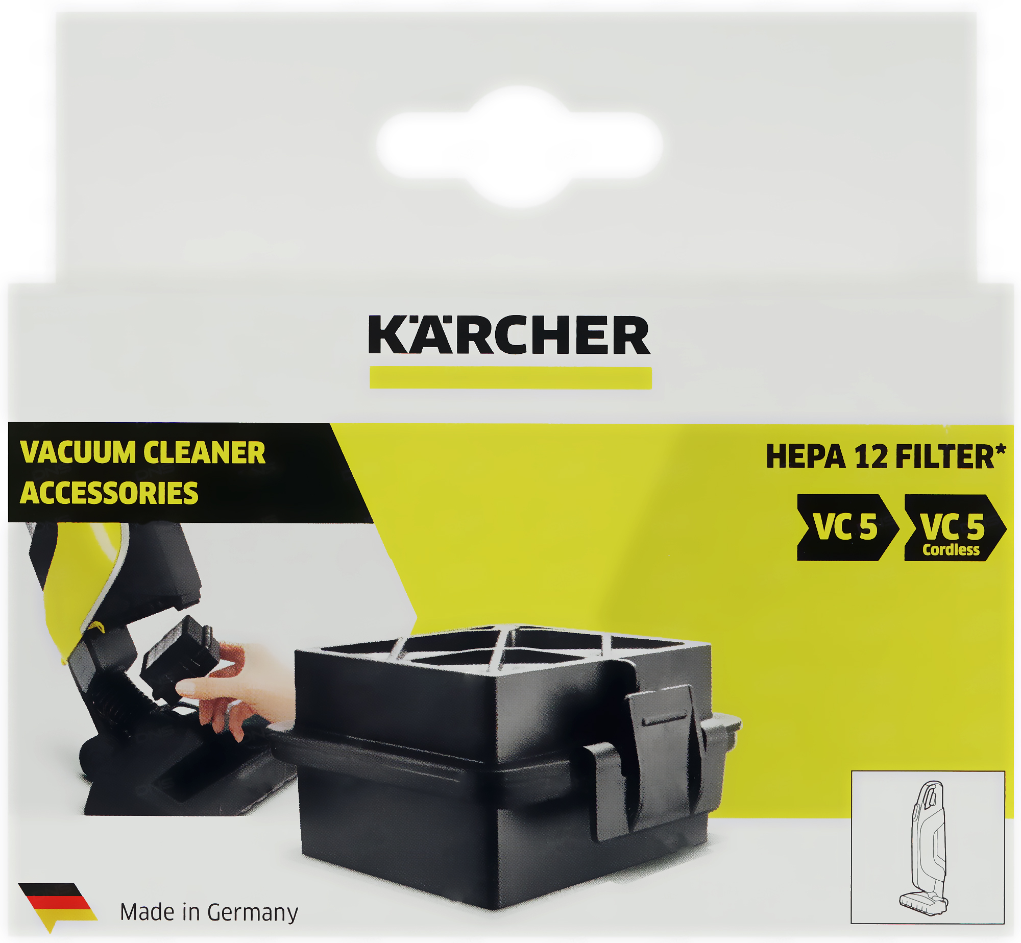 Фильтр отработанного воздуха HEPA 12 Karcher для пылесоса VC 5 (2.863-295.0) купить в интернет-магазине icover