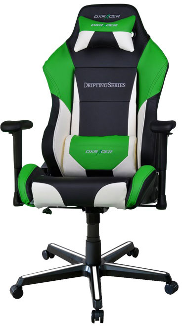 

Компьютерное кресло DXRacer OH/DM61/NWE (Black/White/Green)