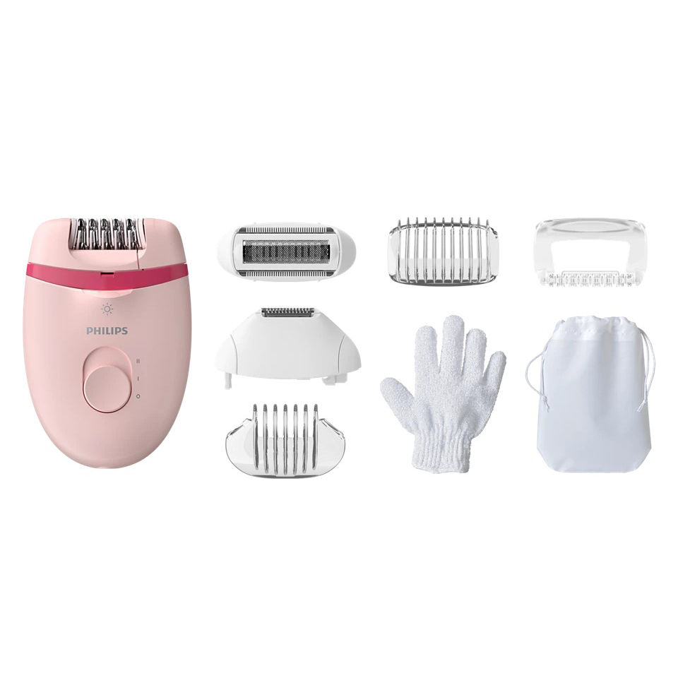 Эпилятор Philips Satinelle Essential BRE285/00 (Pink) купить в интернет-магазине icover