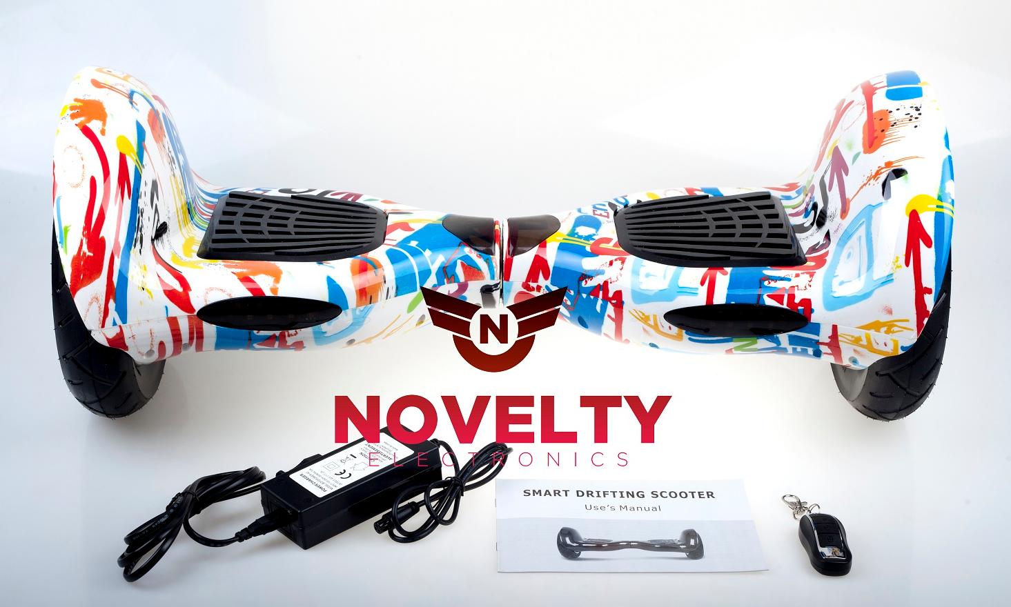 Гироскутер Novelty Electronics L1-B (Graffiti) 10 дюймов купить в интернет-магазине icover