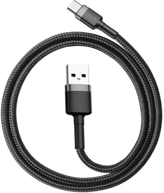 

Кабель Baseus Cafule (CATKLF-BG1) USB/USB Type C 1m (Grey/Black)