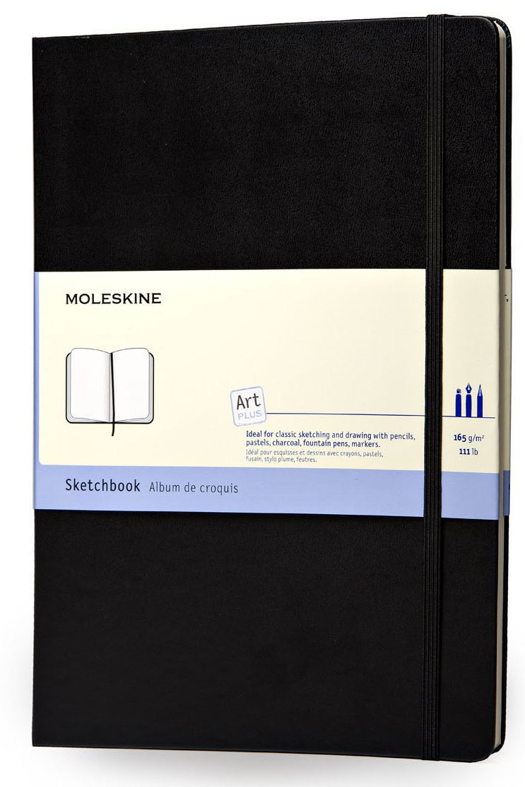 

Блокнот для рисования Moleskine Classic Large Sketchbook ARTQP063 (Black)