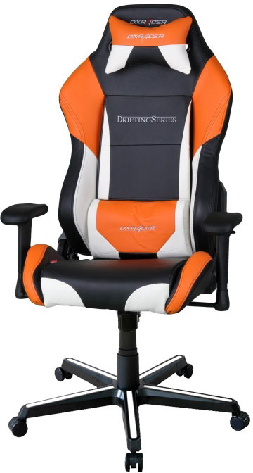 

Компьютерное кресло DXRacer OH/DM61/NWO (Black/White/Orange)