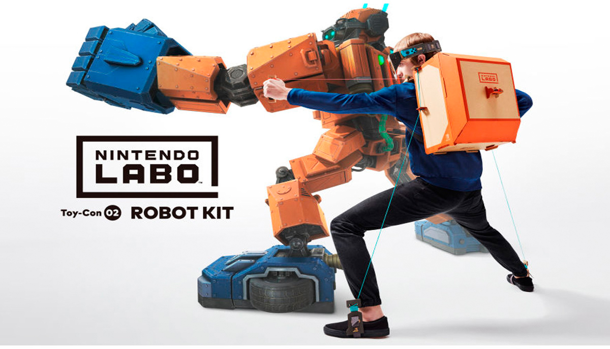 Купить игровой набор Nintendo Labo Robot Kit для Nintendo Switch  (45496421595) в Москве в каталоге геймпадов с доставкой. Характеристики,  цены в интернет-магазине iCover.