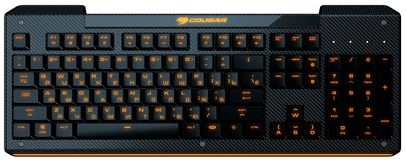 

Игровая клавиатура Cougar Aurora Plus (Black)