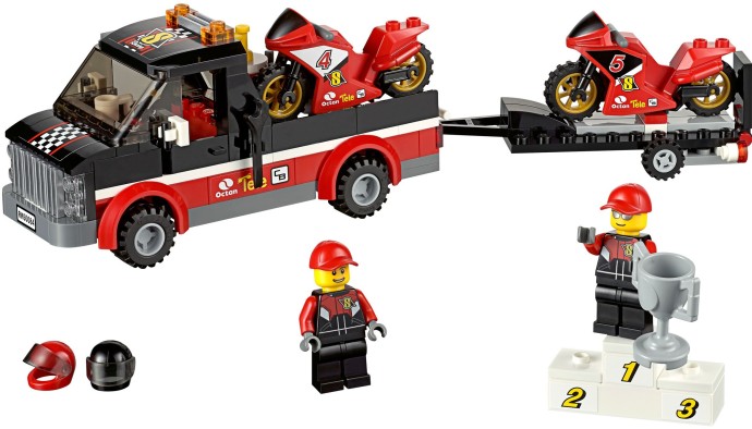 lego City Racing Bike Transporter 60084 LEGO iCover