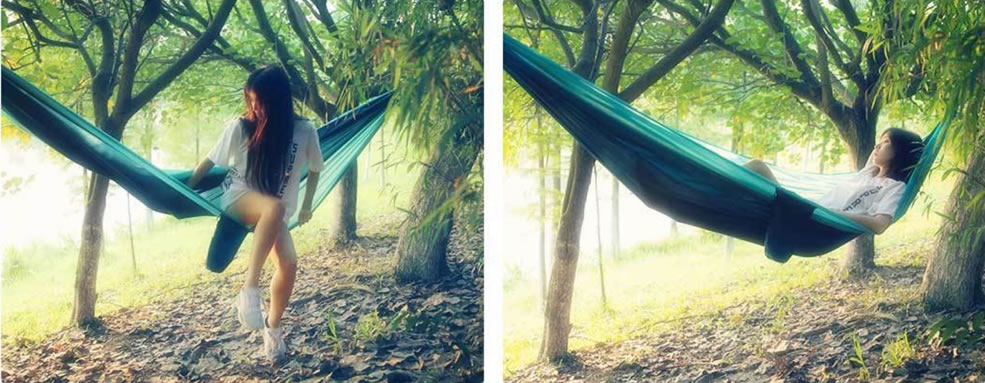 Гамак xiaomi zaofeng parachute cloth hammock blue