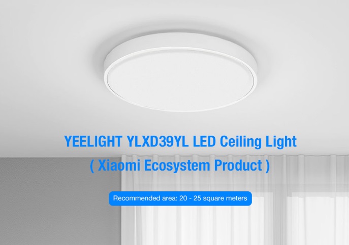 Потолочная лампа Xiaomi Yeelight LED YLXD39YL (Grey) купить в интернет-магазине icover