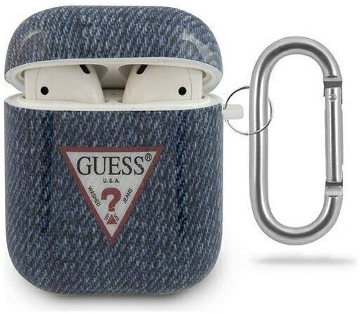 

Чехол Guess CG Mobile (GUACA2TPUJULDB) для AirPods (Denim Dark Blue)