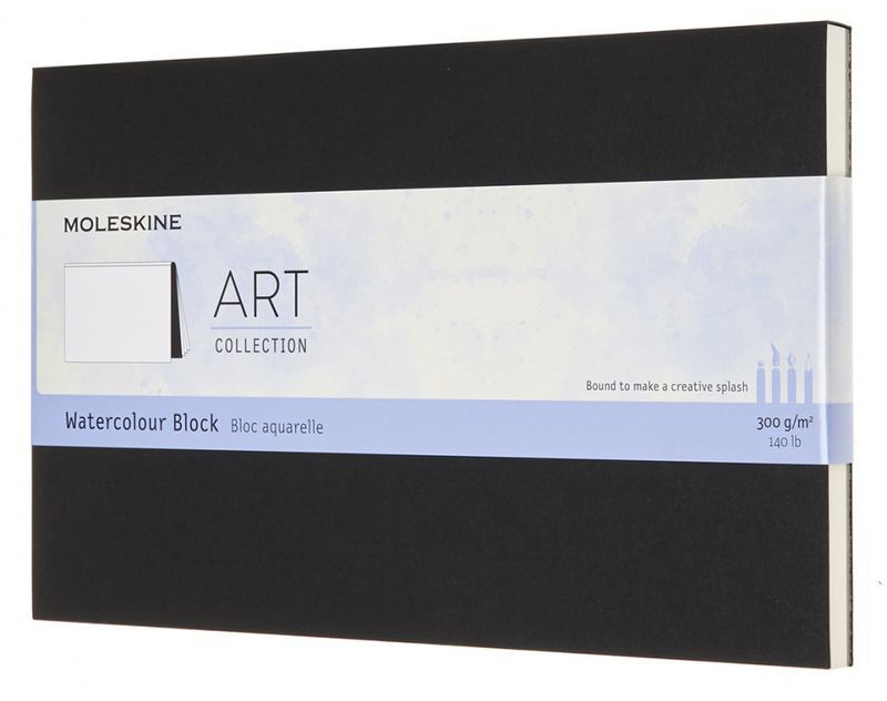 

Блокнот для акварели Moleskine Art WaterColour Large (ARTWBL3) нелинованный (Black)