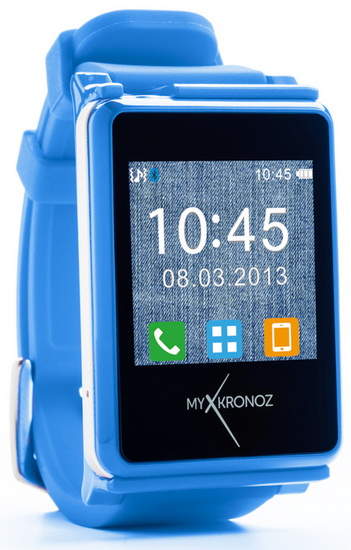 MyKronoz ZeNano - умные часы для iPhone/Samsung (Blue) купить в интернет-магазине icover